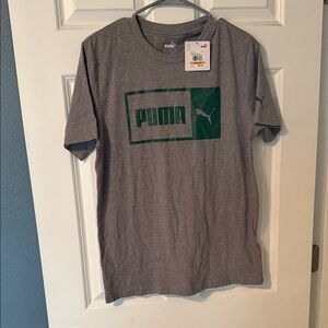 PUMA Gray T-Shirt for Men